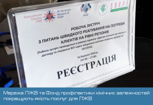 Мережа ЛЖВ та Фонд профілактики хімічних залежностей покращують якість послуг для ЛЖВ