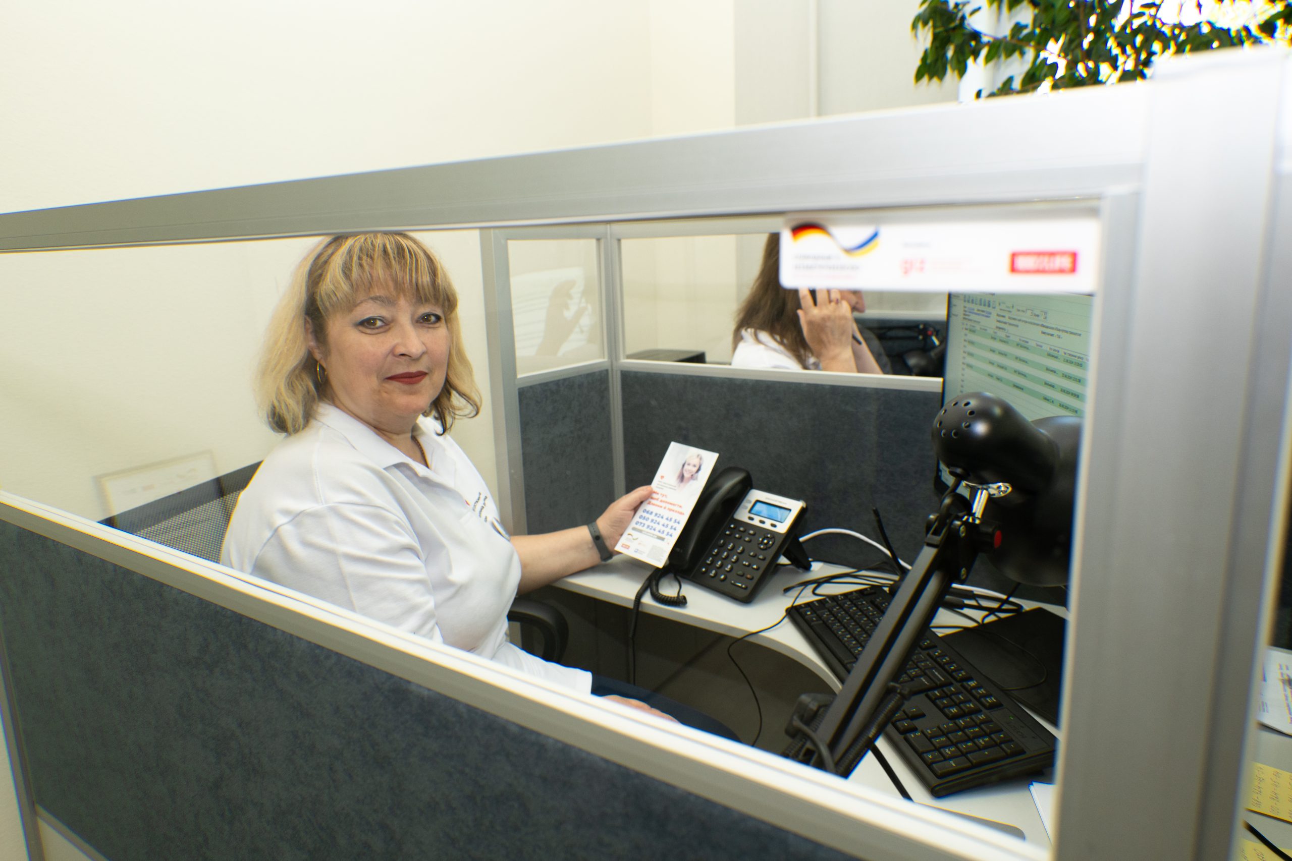 In the Sumy region, a modern call center was opened in the health care  facilities of the Shostka community